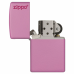 ISQUEIRO ZIPPO LOGO PINK MATTE